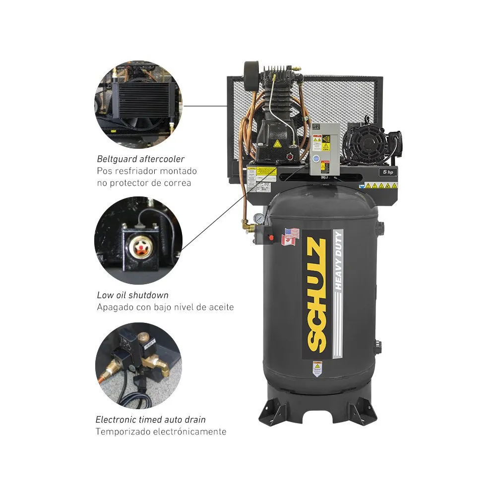 Schulz P580VL30X-1 Premium Piston Compressor