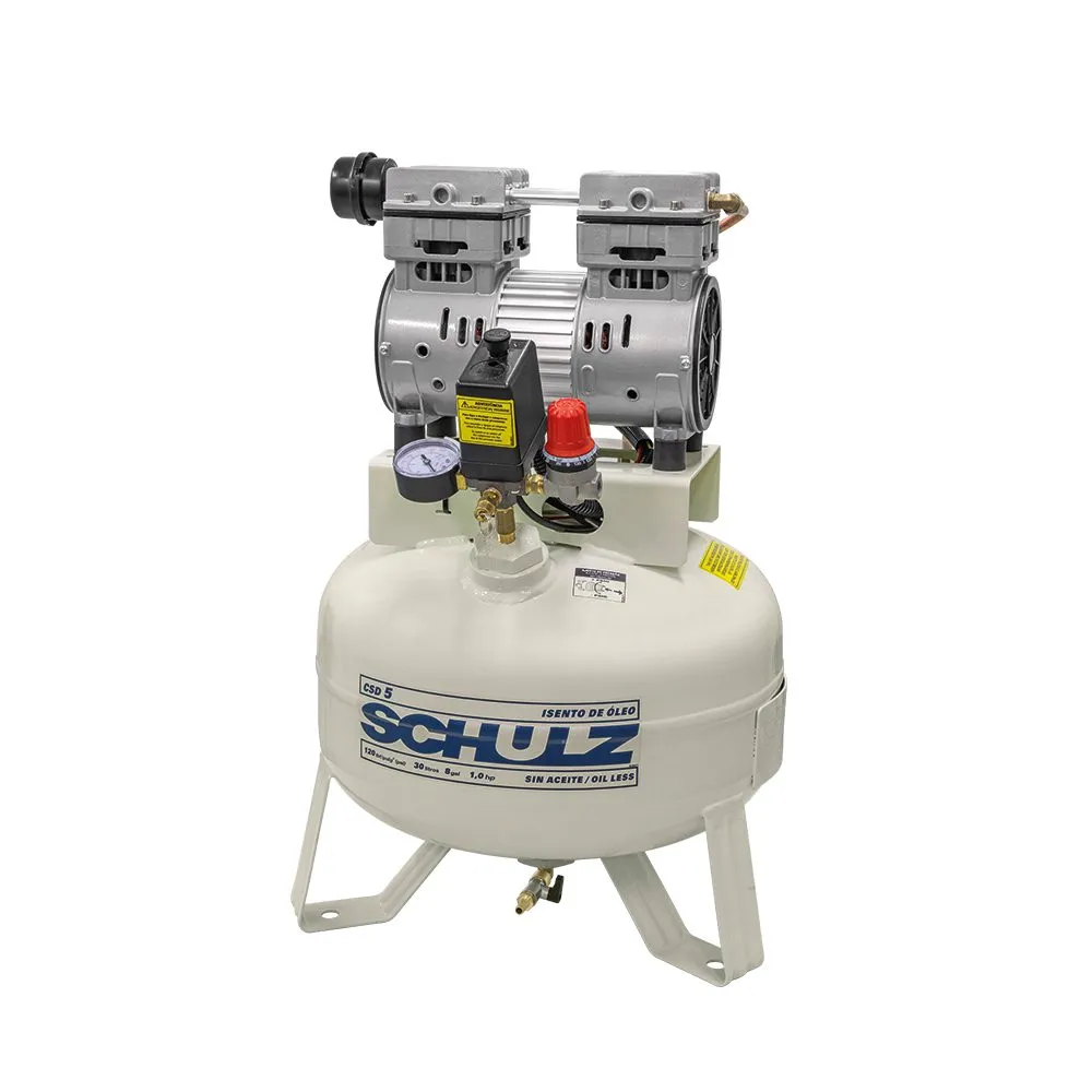 Schulz CSD 5/08 Oil-Less Piston Compressor