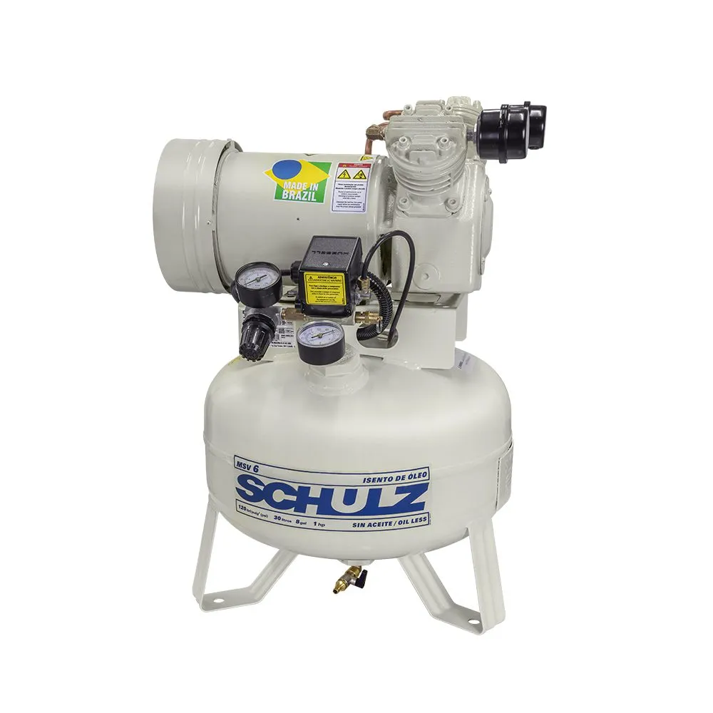 Schulz MSV 6/08 Oil-Less Piston Compressor