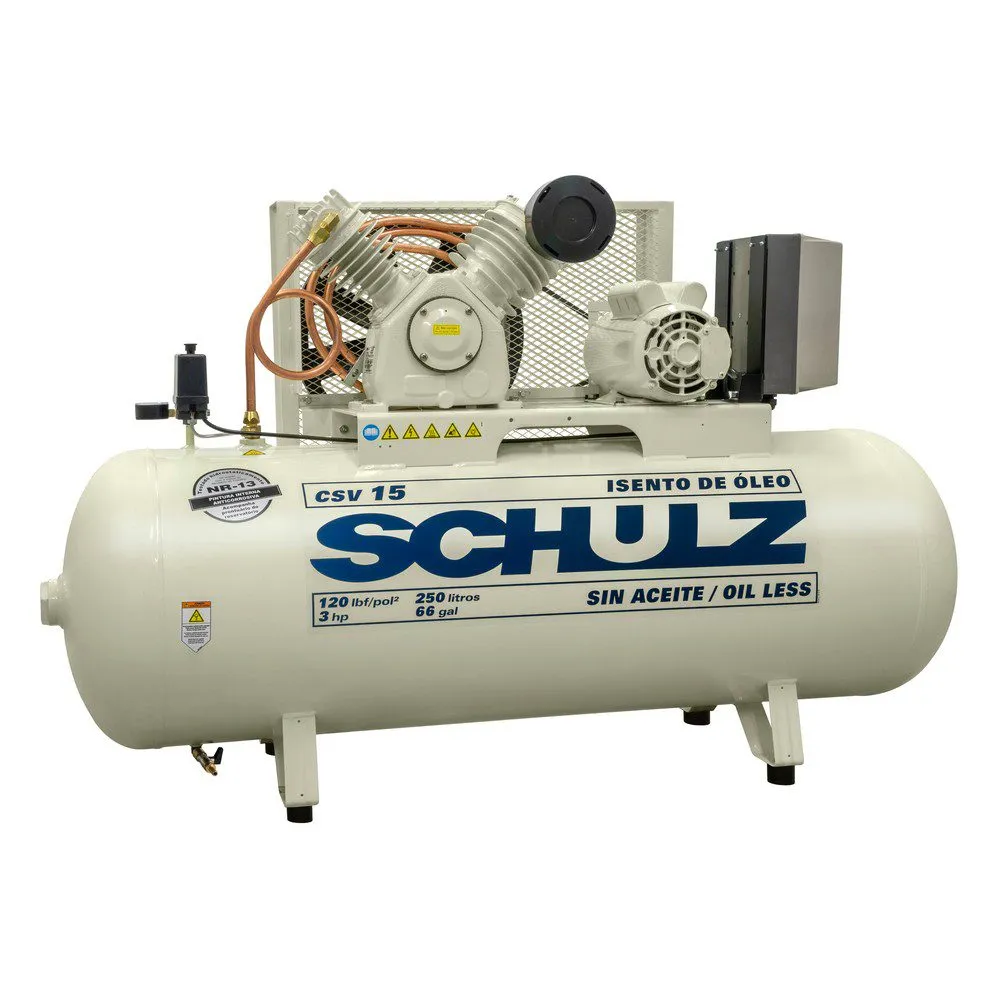 Schulz 360HV15-1 Oil-Less Piston Compressor