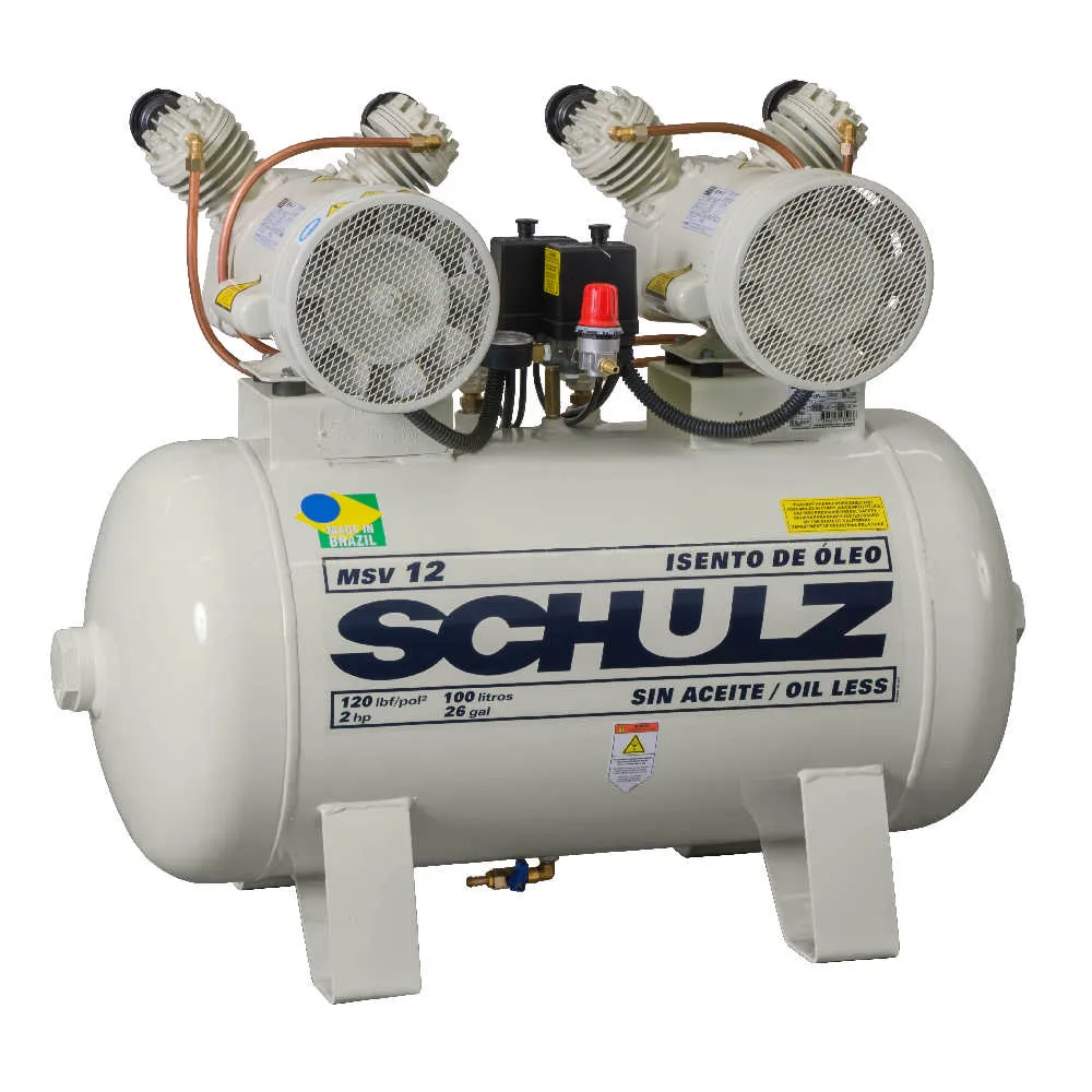 Schulz MSV 12/30 Oil-Less Piston Compressor