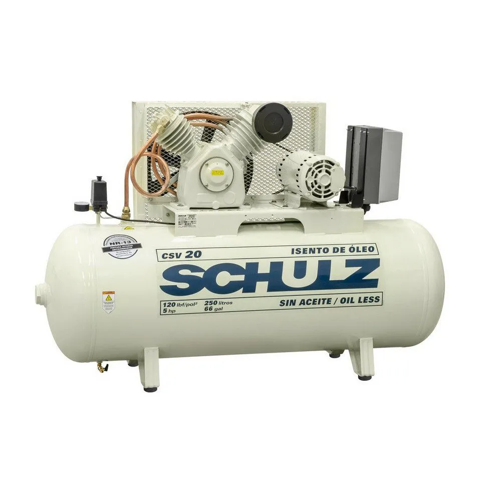 Schulz 560HV20-1 Oil-Less Piston Compressor