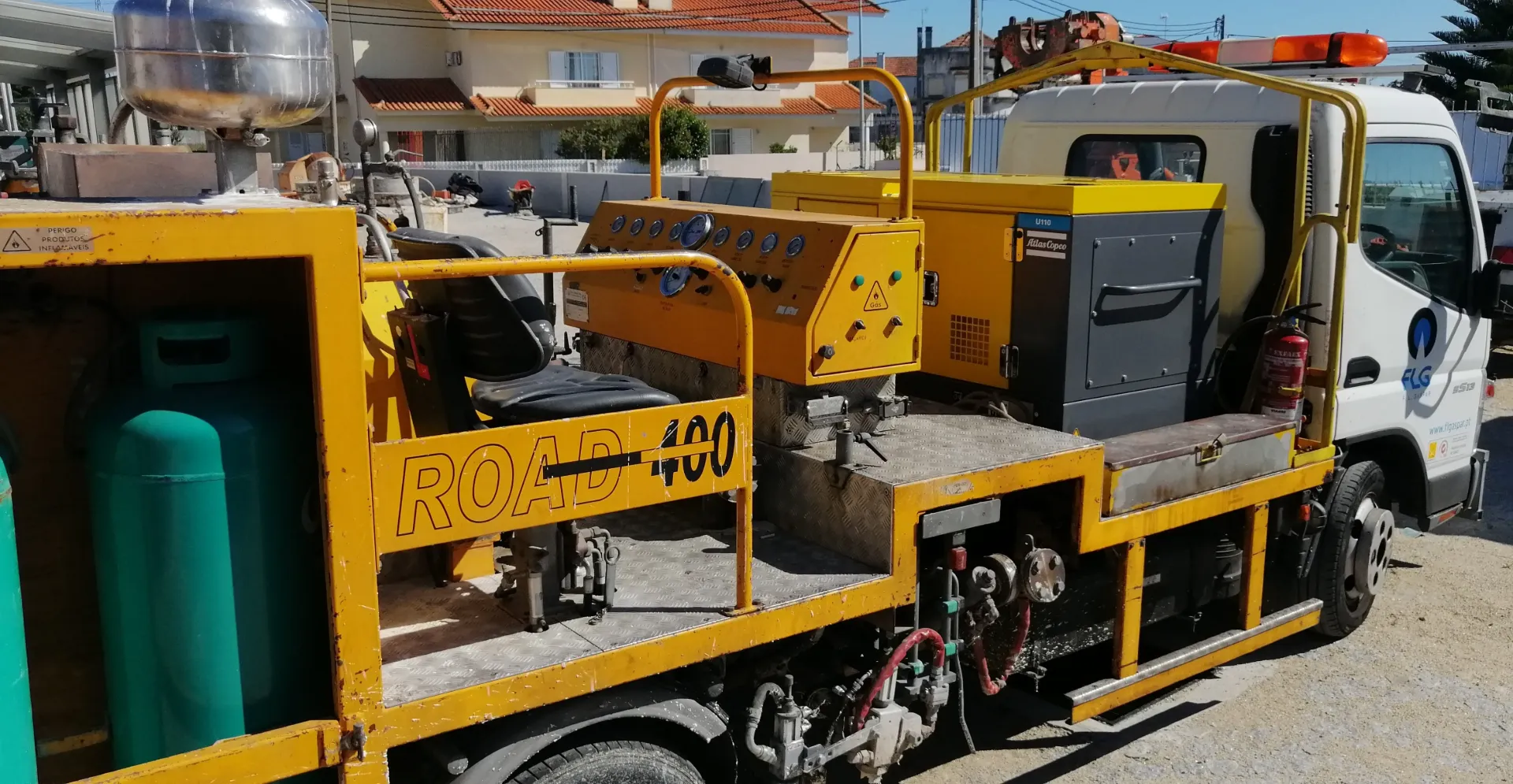 Atlas Copco U110 Utility Mount Towable Compressor